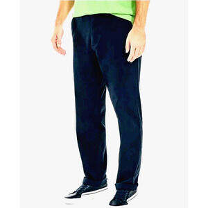 Nautica ~Men's 40×30~ Navy Crop Relax Fit Cotton Clipper Pants Chino NWT $59.50